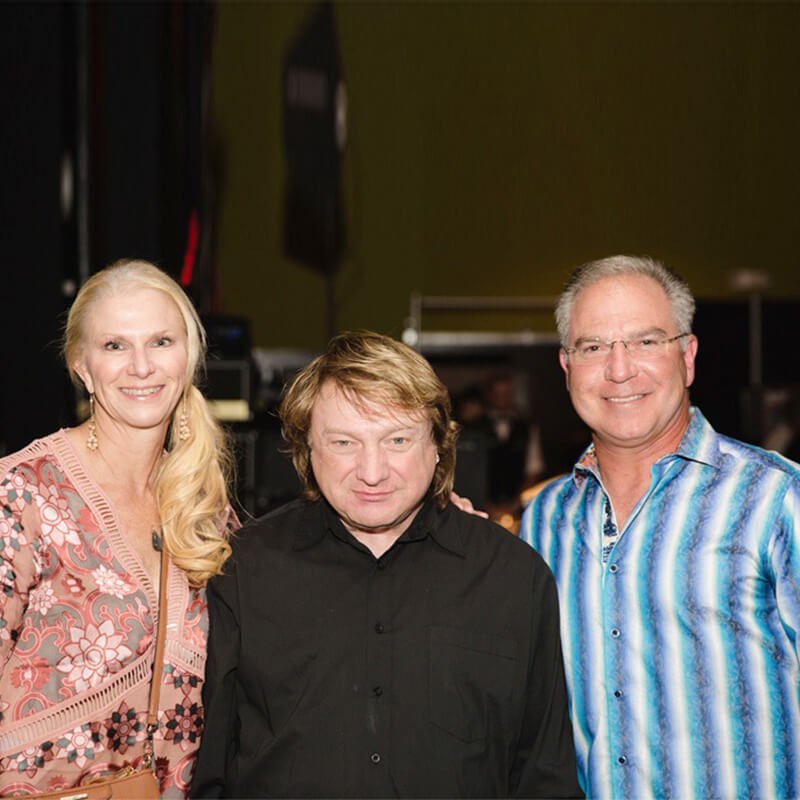 Dr. Leveque, Lou Gramm, and Dr. Butler